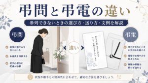 弔問と弔電の違い|参列できないときの選び方・送り方・文例を解説