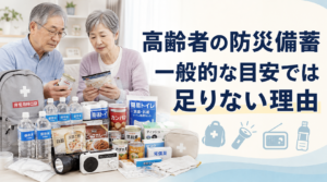 高齢者の防災備蓄｜一般的な目安では足りない理由